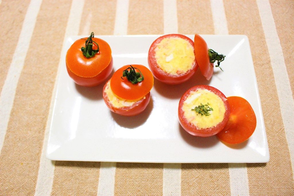 トマトを可愛く活かしたポテトサラダ トマペディア